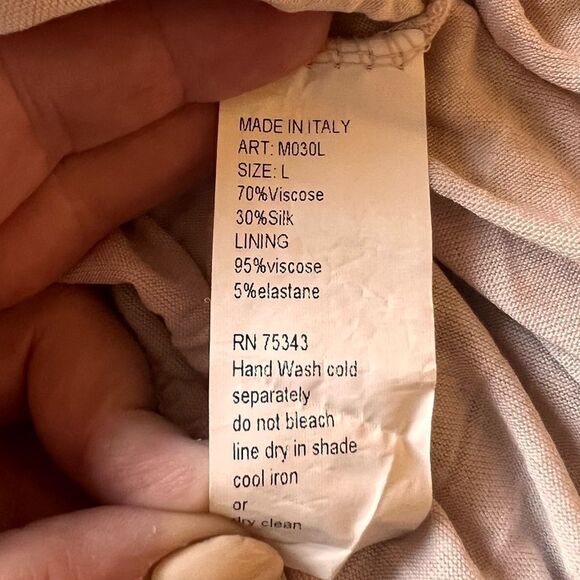 NWT Elena Baldi silk blend tiered maxi dress retail $128 - Picture 7 of 7